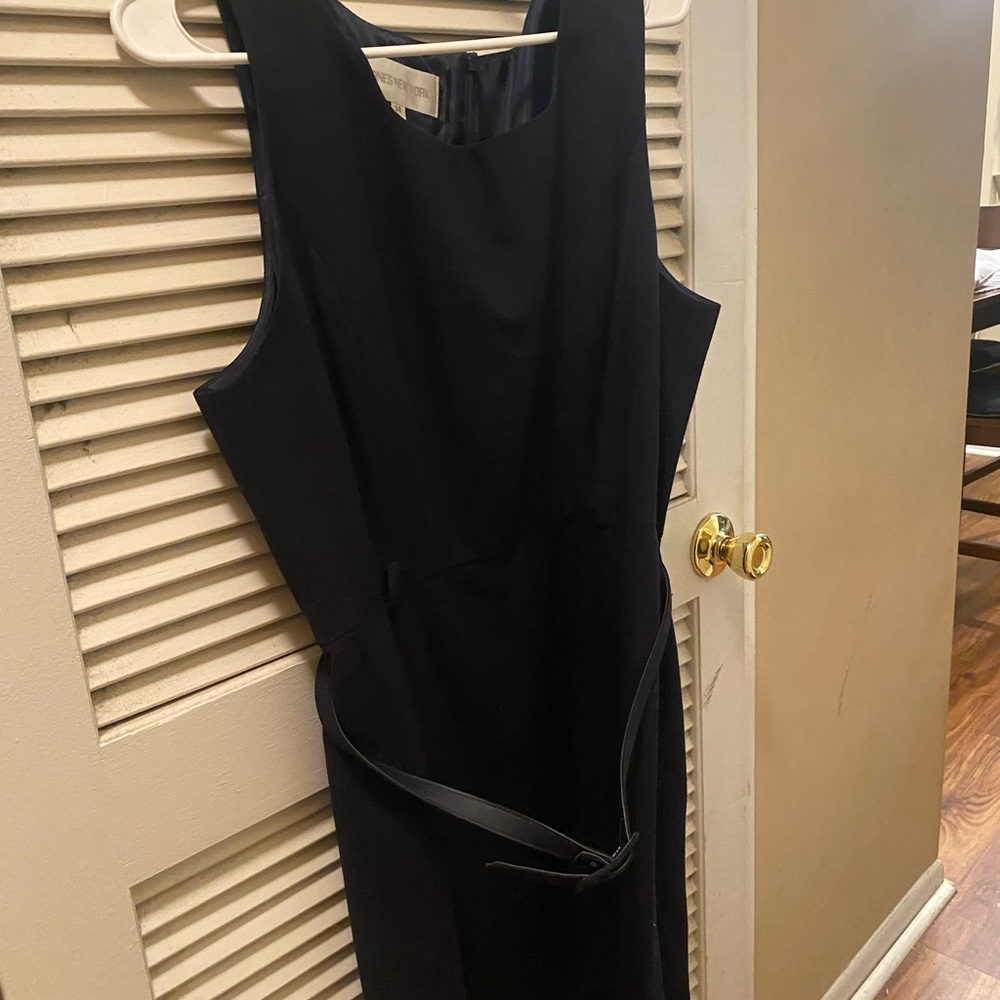 Jones New York Belted Linen Dress
